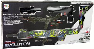 Karabin-pistolet LEAN Toys na kulki wodne z akcesoriami Kolorowy 16015 (5905679075616)