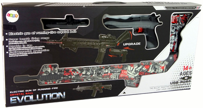 Karabin-pistolet LEAN Toys na kulki wodne z akcesoriami Kolorowy 16014 (5905679075609)