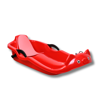Санки пластикові дитячі Prime Sport Snow Rider червоні – фото