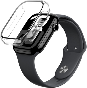 Чохол AMAZINGthing Radix Glass для Apple Watch 46mm із загартованим склом Transparent (4896238001386)