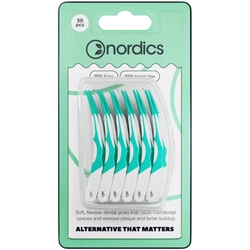 Щітки для міжзубних проміжків Nordics Silicon Interdental Softpicks Силіконові 30 шт. (3800500324531)