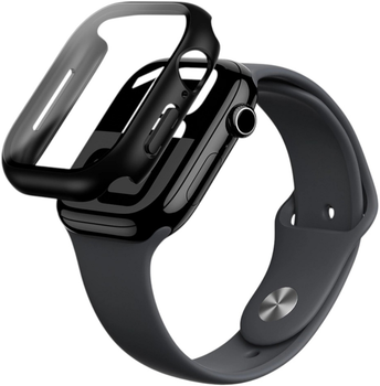 Чохол AMAZINGthing Radix Glass для Apple Watch 42mm із загартованим склом Black (4896238001416)