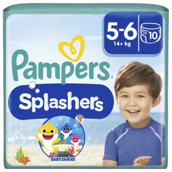 Подгузники Pampers для плавания Splashers Размер 5-6 (14+ кг) 10 шт (8001090728951)