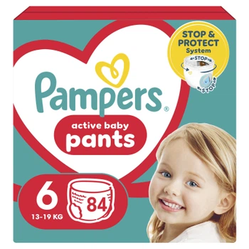 Подгузники Pampers трусики Pants Giant Размер 6 (14-19 кг) 84 шт. (8006540069530)