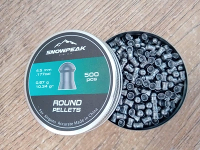 Пули Snowpeak 0.67 гр, 500 шт