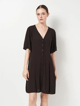 Платье миди летнее женское Monki 0688447 S Черное (KAY2000001633052)
