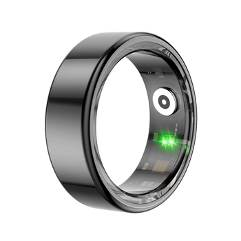 Смарт-кільце Smart Ring із Bluetooth підключенням до телефону - чорне розмір 8