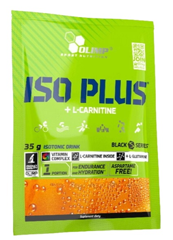 Ізотонік Olimp Iso Plus+ L-Carnitine 35 г саше Апельсин