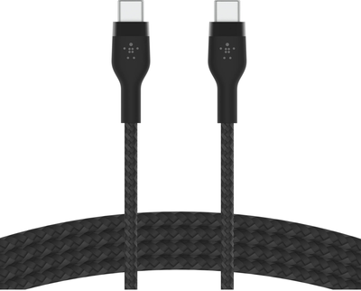 Zestaw kabli Belkin BoostCharge Pro Flex USB Type-C – USB Type-C 60W 1 m Black/White (CAB011BT1MBW2PK)