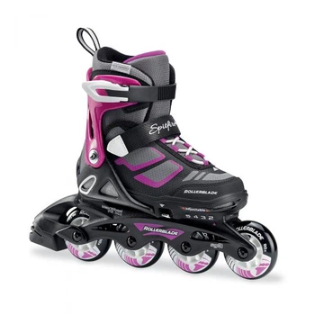 Детские ролики Rollerblade Spitfire G 2018 размер 36,5-40 черные/фиолетовые (07743800N4111)