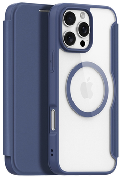 Чохол-книжка DUX Ducis Skin X Pro для iPhone 16 Pro з MagSafe Blue (6934913004494)