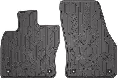 Dywaniki samochodowe Frogum Nomad do Seat Ateca 2016 / Skoda Karog Czarne 2 szt (5902643432420)