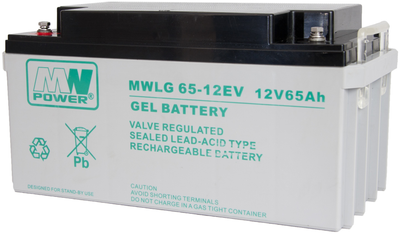 Akumulator MW Power VRLA GEL MWLG 65-12EV 12V 65Ah (5902135117958)