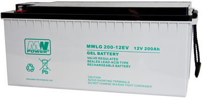 Akumulator MW Power VRLA GEL MWLG 200-12EV 12V 200Ah (5902135119556)