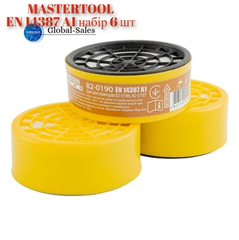 Фильтр для респиратора Mastertool EN 14387 A1 противогазовый (6шт) (82-0190)