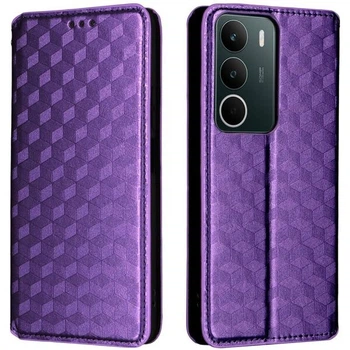Чохол Deexe Rhombus Book для Realme C71 - Purple