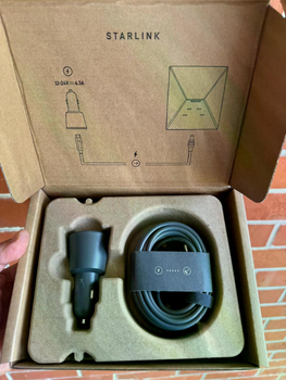 Starlink Старлінк Mini Car adapter, автомобільний адаптер для Starlink mini, адаптер в прикурювач
