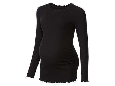 Футболка-лонгслив для беременных для женщины Esmara LYCRA® 426918 S Черный