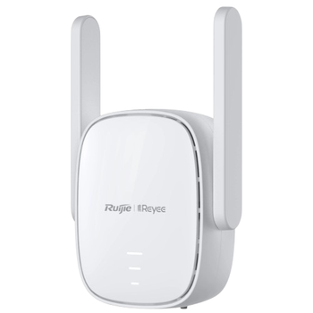 Репитер Wi-Fi с 2 антеннами Ruijie Reyee RG-EW300R, Wi-Fi 4, 300 Mbps, 2.4GHz, 1xEthernet 100 Мбит/с, White