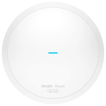 Бездротова точка доступу дводіпазонна Ruijie Reyee RG-RAP62, Wi-Fi 6 AX1800, 1.774 Гбіт/с, 2.4/5GHz, 1xEthernet 1 Гбіт/с, White