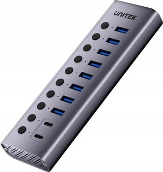 USB-hub Unitek 10-in-1 Individual Switches (H1315B01-EU)