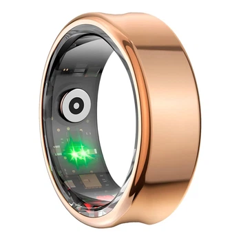 Умное смарт кольцо с защитой от потери XO Smart Ring RS01 размер 10 19,8mm цвет Золотой