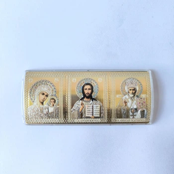 Автомобильная иконка триптих. Размер: 12,5×5,5 см