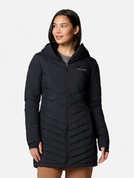 Куртка зимова жіноча Columbia Omni-Heat Infinity Omni-Shield Joy Peak II Hooded Mid Insulated Jacket 2088641CLB-010 S Чорна (0990054802654_0195981330311)