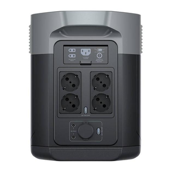 Зарядна станція ECOFLOW Delta 2 MAX EU 2400 Вт / 4800 Вт/ 2048 Вт-год / EU / Євро