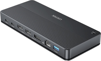 Przełącznik KVM Unitek 4K 2x HDMI 1x DP 4x USB-C 3x USB-A (D1103A01)