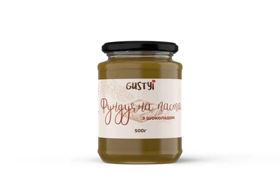Фундучна паста ТМ "Gustyi" з шоколадом 500г (4825489257662)