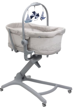 Łóżeczko dziecięce wielofunkcyjne Chicco Baby Hug Pro 5 w 1 Beżowe (8058664173273)