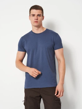Футболка хлопковая длинная мужская Sol's Pioneer Men Organic Cotton 03565244 XL Джинсовая (3609371057261)