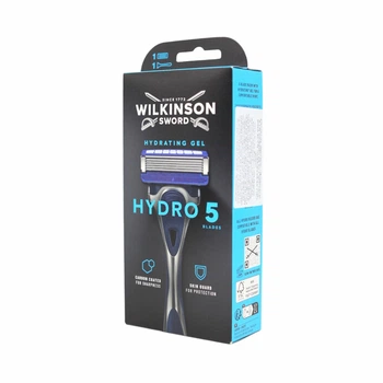 Станок для гоління чоловічий Wilkinson Sword Hydro, 5 лез, 1 шт + змінний картридж 1 шт