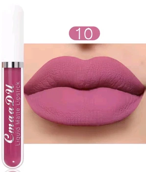 Губна помада CmaaDU No10 Liquid Matte Lipstick водостійка матова