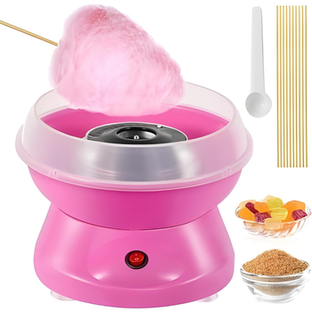Апарат для приготування повітряної цукрової вати Cotton Candy Maker Рожевий 9399