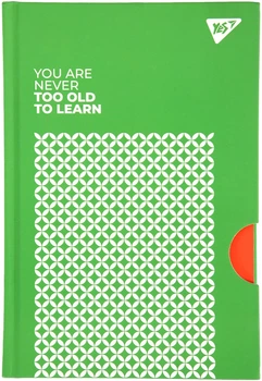 Блокнот YES Success is built Green А5 96 листов Клетка (152053) (5056574453228)