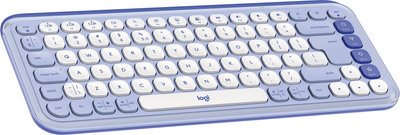 Klawiatura bezprzewodowa Logitech POP Icon Keys Wireless Lilac (920-013074)