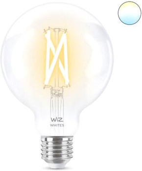 Розумна лампочка WIZ E27 7 W (60 W 806 Lm) G95 2700-6500 філаментна Wi-Fi (929003018201)