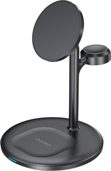 Bezprzewodowa ładowarka Choetech 3 w 1 magnetyczna 15 W Black (T585-F)