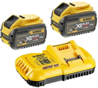 Зарядний пристрій для інструментів DeWalt 18 В, 54 В, 8 А, 2 x Акумулятори для інструментів (5035048664797)