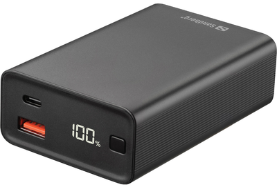 Powerbank Sandberg PD 20000 mAh 65 W czarny (5705730420955)