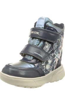 Детские зимние сапоги Geox Sveggen 32р синий/белый девочке