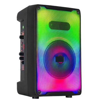 Колонка акустическая автономная, портативная J810 8 дюйм/USB/SD/FM/ Bluetooth/TWS/AUX/Пульт ДУ