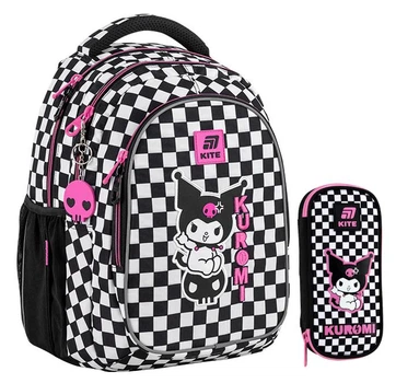 Рюкзак шкільний підлітковий + пенал Kite Education teens Kuromi HK25-8001M