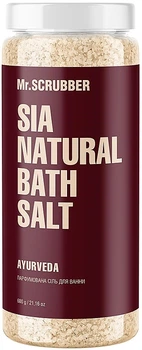 Парфюмированная соль для ванны - Mr.Scrubber Ayurveda Sia Natural Bath Salt 600g (1261252-1844380418-2)