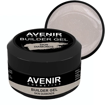 Гель для наращивания ногтей с шиммером - Avenir Pro Skin Diamonds Skin Diamonds (1269833-986516669-2)