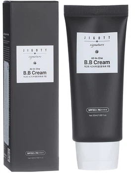 Солнцезащитный BB-крем для лица - Jigott Signature All-In-One B.B Cream SPF 50+ PA++++ 50ml (1306932-1430614858-2)