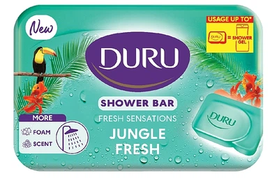 Косметична мило для душу "Свіжість Джунглів" - Duru Fresh Sensations Jungle Soap 150g (1292497-101661959-2)