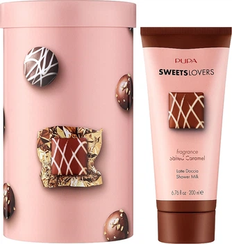 Набор - Pupa Sweets Lovers Salted Caramel Kit 1 (sh/milk/200ml + box) Набор (1075184-2120894217-2)